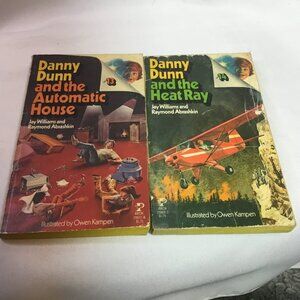 DANNY DUNN Lot of 2 Books - Heat Ray and The Automatic House Paperback 1979